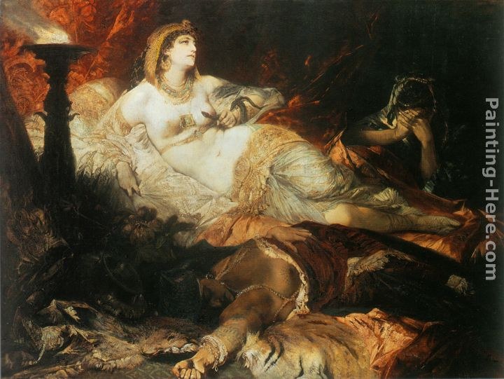 Hans Makart Der Tod der Kleopatra